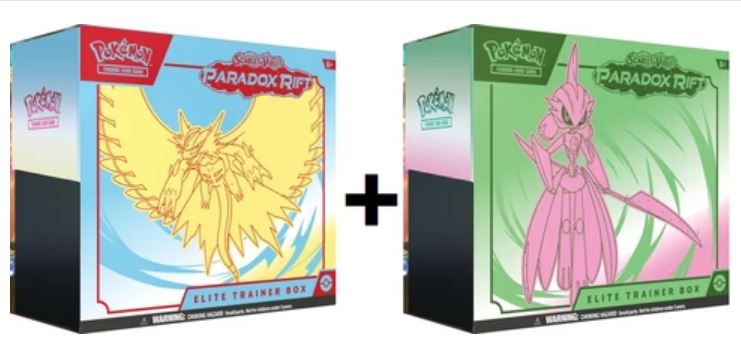 Pokémon TCG: Scarlet & Violet-Paradox Rift Elite Trainer Box (Presale Release date Nov 3, 2023))