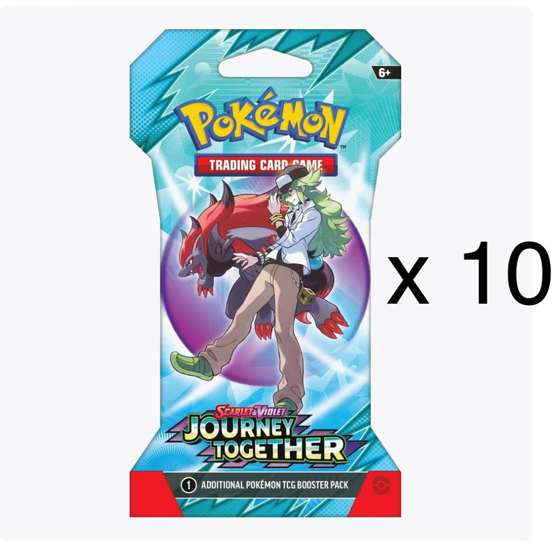 Pokémon Journey Together Sleeved packs x 10 (Pre-order 3/28/25 release)