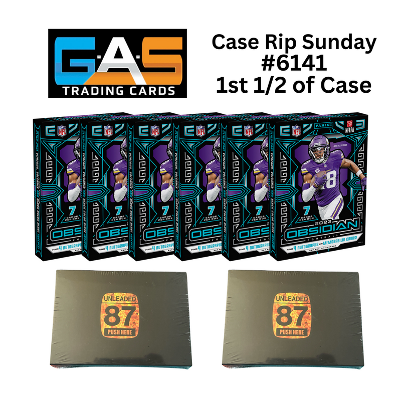#6141 - 5/5/24 - 1st 1/2 Case (6x Boxes) Obsidian Hobby; 2x Gas 87 Pack